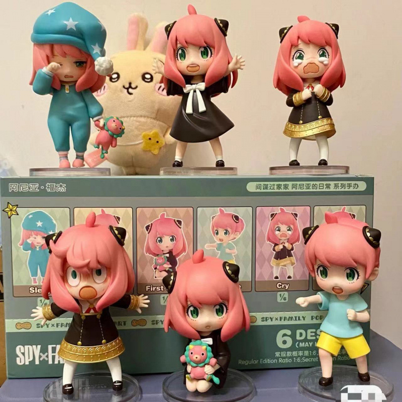 Anime Cosplay Anya - SPY×FAMILY Anya Forger Blind Box, set