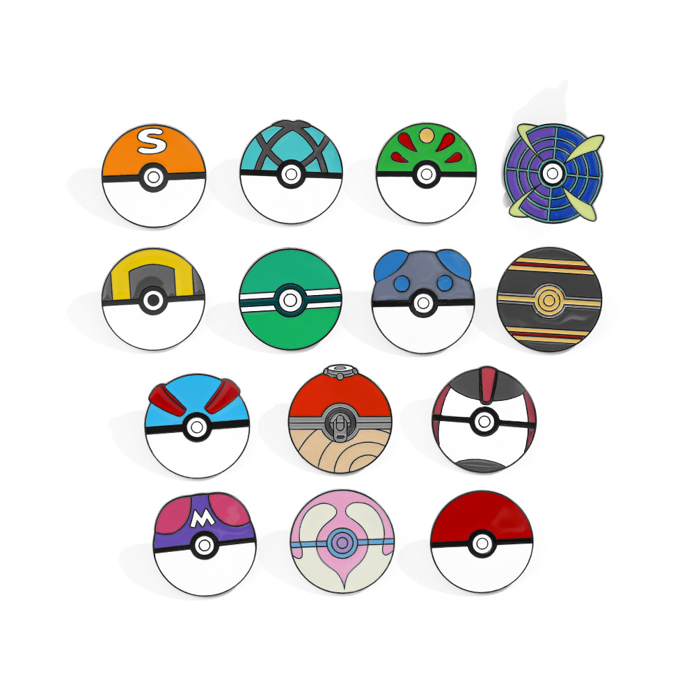 Anime Cosplay Pokemon - Spille in metallo smaltato a tema