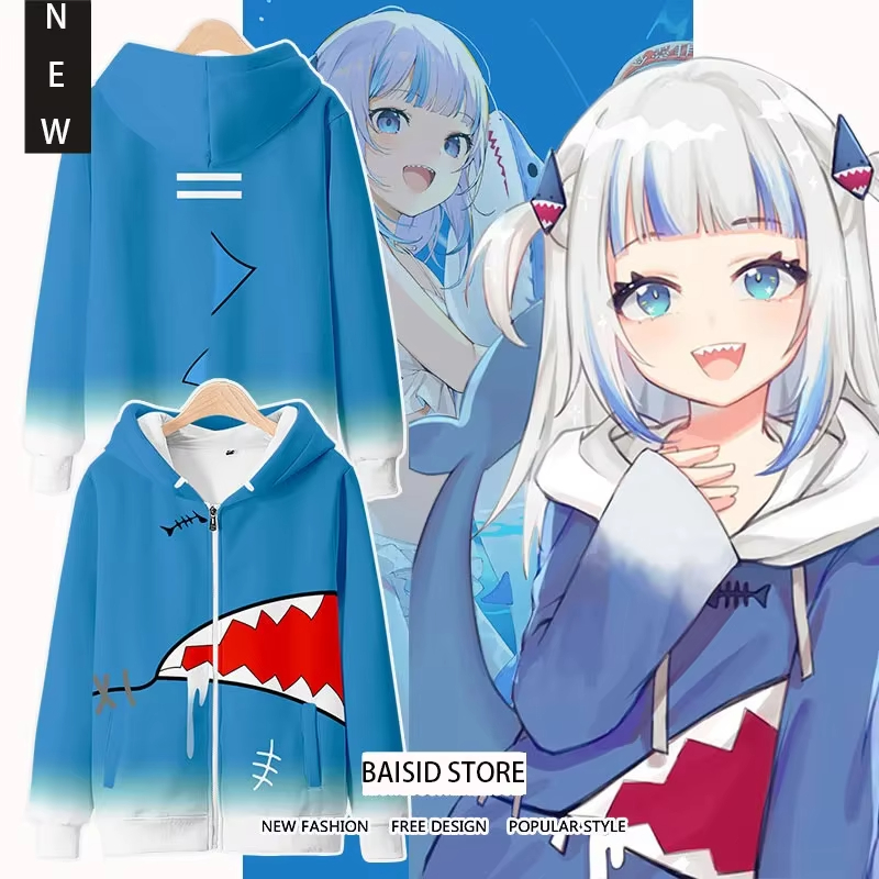 Anime Cosplay Shop - anime Gawr Gura cosplay 3D Stampa