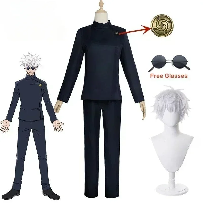 Jujutsu Kaisen Uniform - Costume Cosplay Anime Gojo Satoru, Uniforme