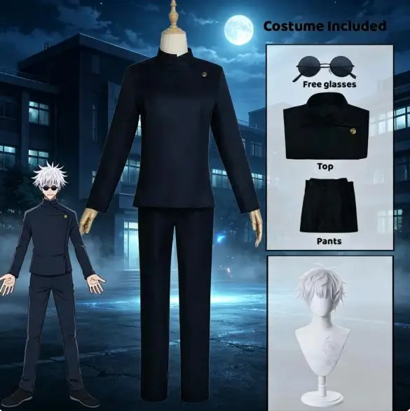 Jujutsu Kaisen Uniform - Costume cosplay di Gojo Satoru dall'anime