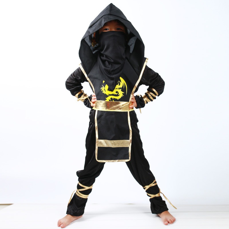 Anime Cosplay Ideas Girl - Costume da Ninja Deluxe per Bambini,