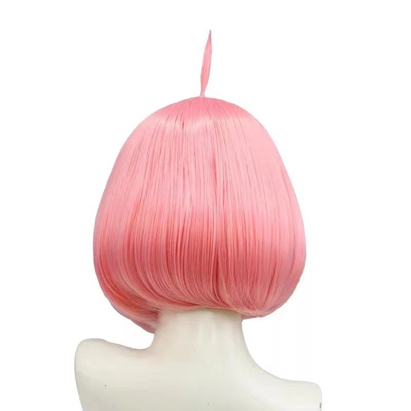 Parrucca rosa stile bob per co - Anime Cosplay Anya recensione e prezzo