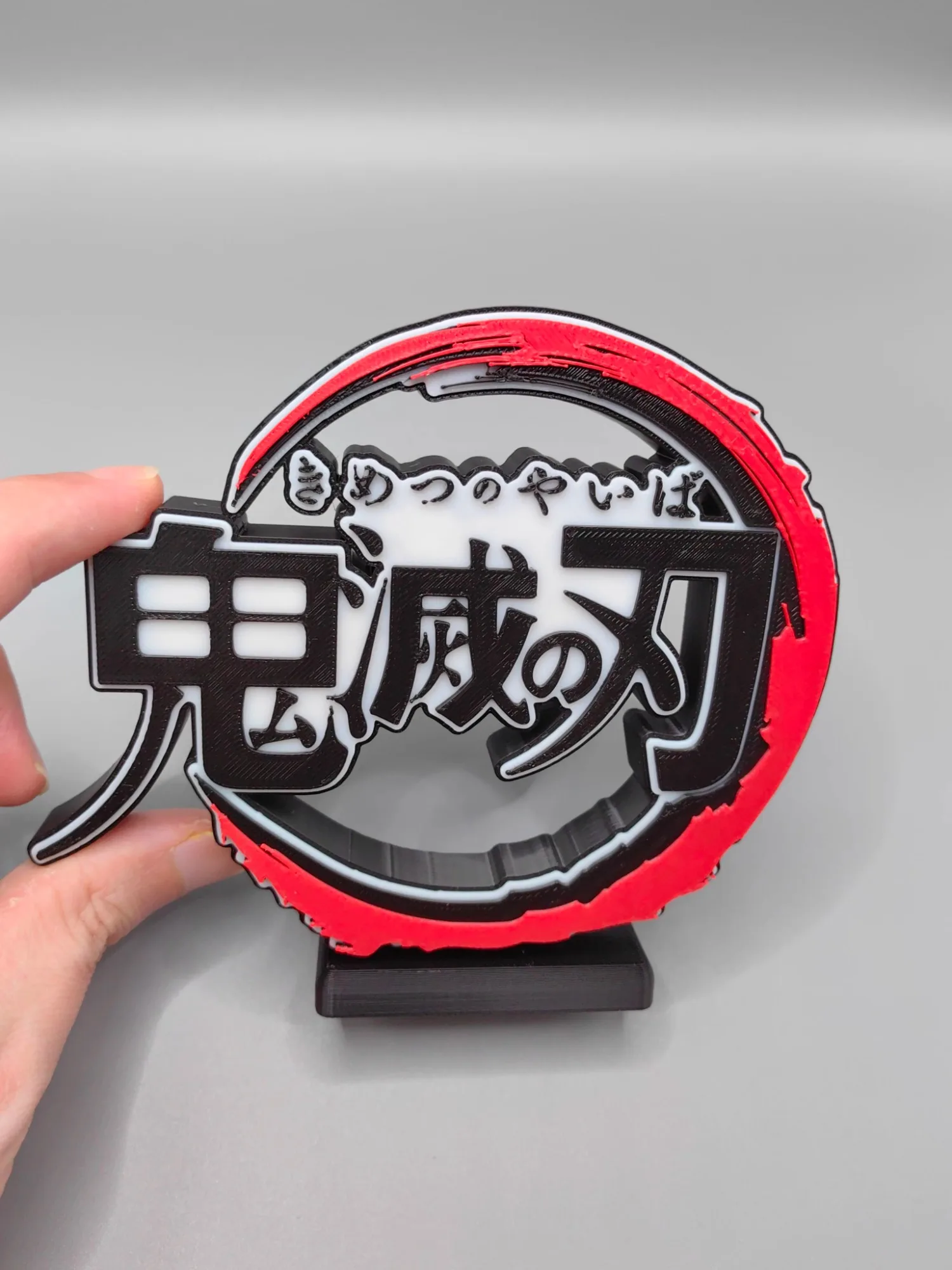 Anime Kimetsu No Yaiba 3D Logo - Anime Cosplay Title recensione e prezzo
