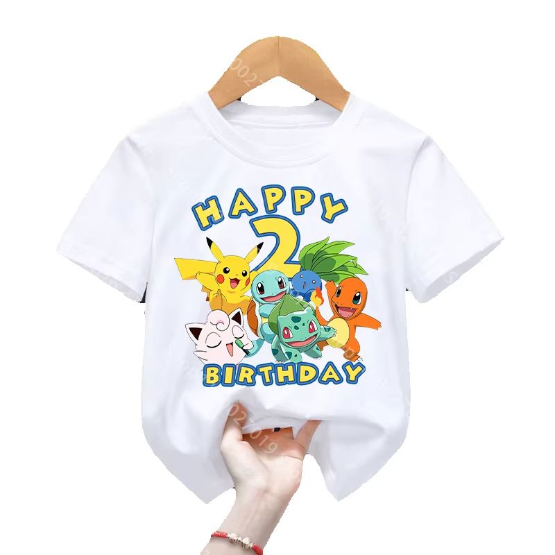 Maglietta di Compleanno con Pi - Anime Cosplay Pokemon recensione e prezzo