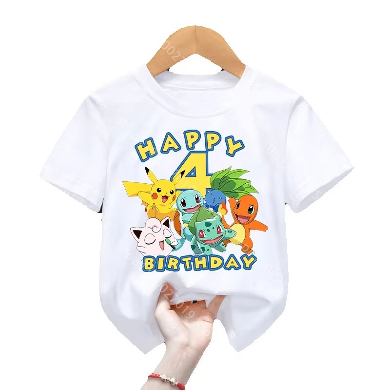 Maglietta di Compleanno con Pi - Anime Cosplay Pokemon recensione e prezzo