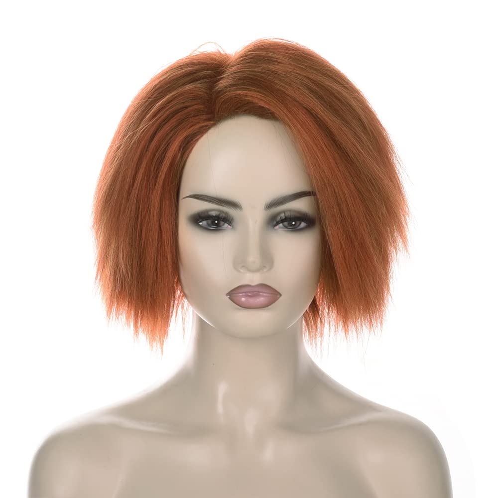 Parrucca Corta Arancione Marro - Anime Cosplay Orange Hair recensione e prezzo